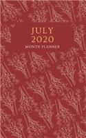 July 2020 Month Planner