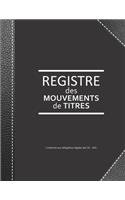 Registre des mouvements de titres