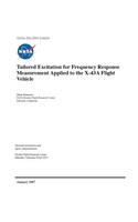 Tailored Excitation for Frequency Response Measurement Applied to the X-43a Flight Vehicle