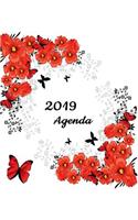 2019 Agenda: 8x10 Daily and Weekly Agenda Planner and Organizer V21