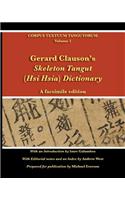 Gerard Clauson's Skeleton Tangut (Hsi Hsia) Dictionary: A Facsimile Edition