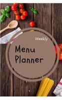 Menu Planner Weekly: 52 Week Food Planner MenuPlanner Shopping List Diary Log Notebook Cooking Volume 3