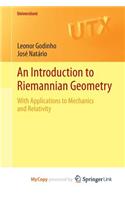 An Introduction to Riemannian Geometry: With Applications to Mechanics and Relativity
