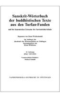 Sanskrit-Worterbuch Der Buddhistischen Texte Aus Den Turfan-Funden. Lieferung 19