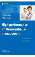 High Performance Im Krankenhausmanagement