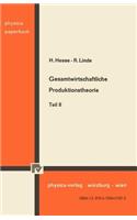 Gesamtwirtschaftliche Produktionstheorie