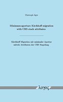 Minimum-Aperture Kirchhoff Migration with Crs Stack Attributes