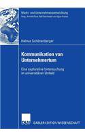 Kommunikation Von Unternehmertum