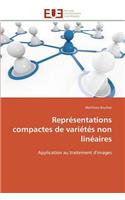 Représentations Compactes de Variétés Non Linéaires