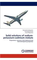 Solid solutions of sodium-potassium-cadmium niobats