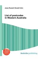 List of Postcodes in Western Australia