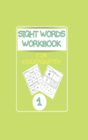 Sight Words Workbook for Kindergarten: Learning Sight Words, Workbook for kindergarteners