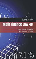 Math Finance Law 40
