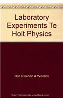 Laboratory Experiments Te Holt Physics