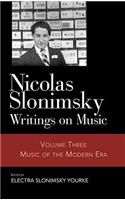 Nicolas Slonimsky: Writings on Music