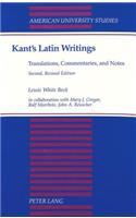 Kant's Latin Writings- Translations, Commentaries, and Notes