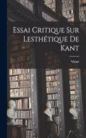 Essai critique sur lesthétique de Kant