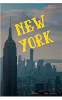 New York: Skyline of Manhattan NY Gifts for Writing and Taking Notes