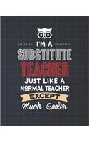 I'm A Substitute Teacher Just Like A Normal Teacher Except Much Cooler