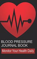 Blood Pressure Journal Book