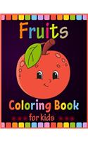 Fruits Coloring Book For Kids