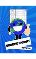 Sudoku Enfant Difficile: 100 puzzles avec des solutions - Pour les débutants 9x9