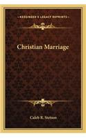 Christian Marriage