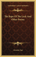 Rape Of The Lock And Other Poems