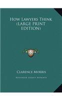 How Lawyers Think (LARGE PRINT EDITION)