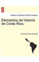 Elementos de historia de Costa Rica.