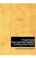 Proportional Representation Applied to Party Government