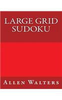 Large Grid Sudoku: 80 Easy to Read, Large Print Sudoku Puzzles