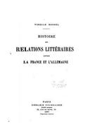 Histoire des relations littéraires entre la France et l'Allemagne