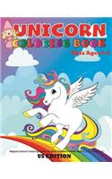 Unicorn coloring book for kids ages 4-8 us edition