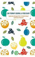 Low FODMAP Journal and Food Diary