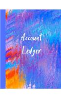 Account Ledger - General Accounting Journal for Simple Cash Transactions