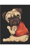 I´m not a Pug: Planner Weekly and Monthly for 2020 Calendar Business Planners Organizer For To do list 8,5" x 11" with a French Bulldog Frenchie Pug Dog Lover Pet 