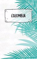 Colombia: Dotted Travel Diary Notebook or Journey Dotted Grid Journal - Holiday Trip Pocketbook for Men and Women with Dots
