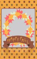 Happy Fall: On Grey - Perfect Autumn Coloring And Sketchbook for Preschool, Pre K, Kindergarten, Home-schooled And Primary School Kids 2 To 7 Years Old With Big