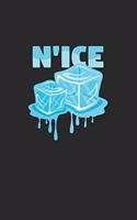 N'Ice: 6x9 Ice Cream - lined - ruled paper - notebook - notes
