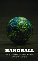 Handball 5 x 8 Weekly 2020 Planner: One Year Calendar
