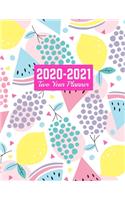 2020-2021 Two Year Planner: Handy 2-Year Monthly and Weekly Planner Calendar Schedule Organizer January 2020 to December 2021 (24 Months) - Art Cover 00023189