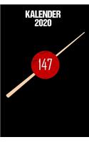 Snooker Kalender 2020: Terminkalender Snooker für dein Snooker Spiel oder für dein Snooker Team deine Snooker Mannschaft / 6x9 Zoll 120 Seiten
