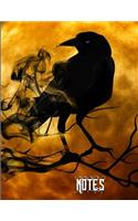 Notes: Raven on a Branch Fall Notebook
