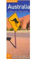 Rough Guide Map Australia