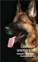 German Shepherds Pocket Monthly Planner 2018: 16 Month Calendar