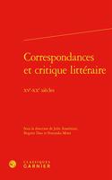 Correspondances Et Critique Litteraire