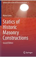 Statics of Historic Masonry Constructions