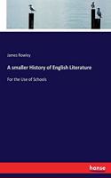 smaller History of English Literature