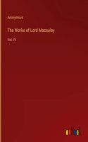 Works of Lord Macaulay